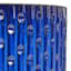 Providence Blue Round Dimpled Outdoor Planter, Large