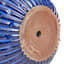 Providence Blue Dimpled Round Outdoor PLanter, Medium