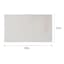 Bliss Silver Faux Rabbit Fur Washable Accent Rug, 2x4