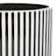 Crosby St. Indoor Black & White Stripe Planter, Large