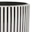Crosby St. Indoor Black & White Stripe Planter, Medium