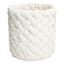 Ty Pennington Indoor White Cable Knit Ceramic Planter, Medium
