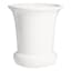 Providence Indoor June White Ceramic Planter, 11.2"