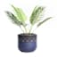 Ashley Blue Ceramic Outdoor Planter, Small