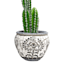 Black & White Mosaic Outdoor Planter, Small