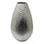 Ty Pennington Silver Dimpled Egg Vase, 14.5"
