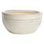 Found & Fable White Saturn Bowl Outdoor Planter, Medium