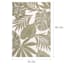 (E513) Found & Fable Santorini Cala Green Leaves Outdoor Area Rug, 8x10