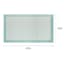 (E516) Fifer Aqua Border Outdoor Accent Rug, 2x4