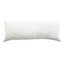 Crosby St. White Cotton Slub & Velvet Throw Pillow, 14x36