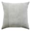 Crosby St. Grey Cotton Slub & Velvet Throw Pillow, 18"
