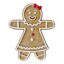 Gingerbread Lane Gingerbread Girl Wall Decor, 9"