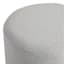 Emmy Stool with Dark Wooden Legs, Taupe