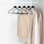 12-Piece Non-Slip Suit Hangers, Black