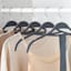 12-Piece Non-Slip Shirt Hangers, Grey