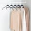 12-Piece Non-Slip Shirt Hangers, Grey