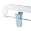 3-Piece Pant Hangers with Clips, Crystal