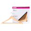 20-Piece Suit Hangers, Natural Wooden