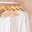20-Piece Suit Hangers, Natural Wooden