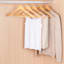 20-Piece Suit Hangers, Natural Wooden