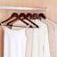 20-Piece Wood Suit Hangers, Espresso