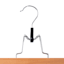 3-Piece Pant Hanger with Clamp, Natural Wood