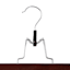 3-Piece Wood Pant Hangers with Clamp, Espresso