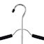 5-Layer Foam Blouse Hanger, Black