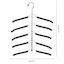 5-Layer Foam Blouse Hanger, Black
