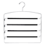 5-Tier Foam Pant Hanger, Black