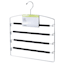 5-Tier Foam Pant Hanger, Black