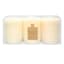 Honeybloom 3-Pack White Unscented Pillar Candles, 3x4