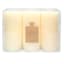 Honeybloom 3-Pack White Unscented Pillar Candles, 3x6