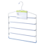 5-Tier Blue Gel Grip Clip Swing Arm Shirt Hanger