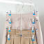 4-Tier Blue Gel Grip Clip Skirt Hanger