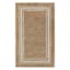 Natural & Ivory Braided Border Jute Accent Rug, 27x45