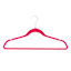 10-Pack Velvet Hanger Sets, Fuchsia
