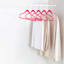 10-Pack Velvet Hanger Sets, Fuchsia