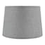 Light Grey Shimmer Tapered Drum Medium Table Lamp Shade, 12x14x10