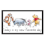 Framed Today Is My New Favorite Day Winnie The Pooh Wall Art, 18x10