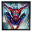 Glass Framed Spiderman Print Wall Art, 16"