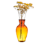Honeybloom Amber Glass Bottle Vase, 10"