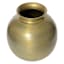 Antique Brass Metal Vase, 7"