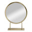 Gold Makeup Mirror on Stand, 9.7"