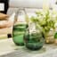 Found & Fable Green & Clear Glass Vase, 15"
