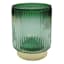 Found & Fable Green Glass Votive Candle Holder, 5"