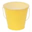 Yellow Metal Citronella Bucket Candle, 12oz
