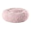 Round Pink Eyelash Pet Cuddler, 23"