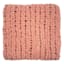 Honeybloom Mauve Chunky Knit Throw Blanket, 50x60