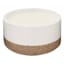 White Cement Citronella Candle with Rope Accent, 28oz